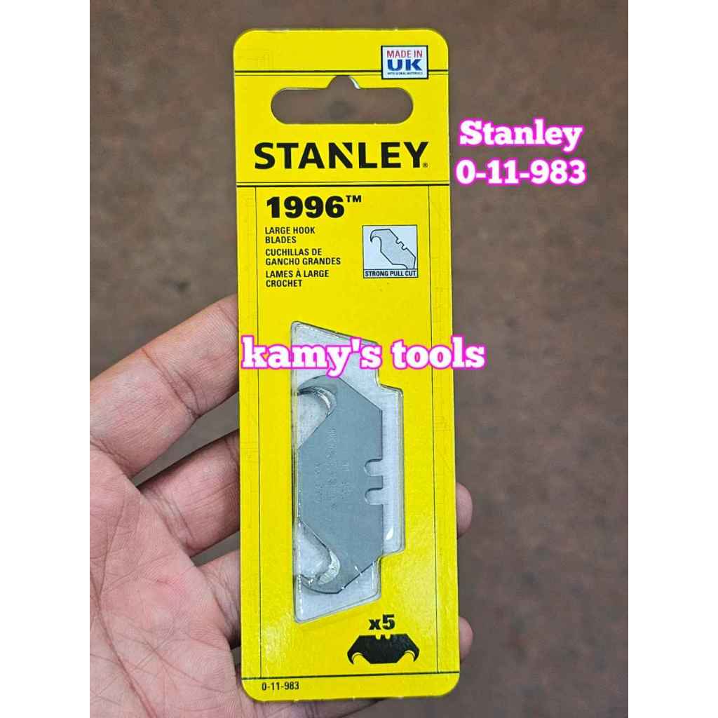 Lưỡi dao rọc cáp cong Stanley model 11-983 (1 vĩ/5 lưỡi)