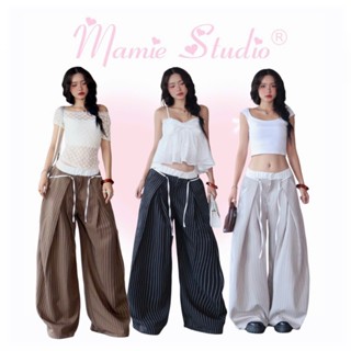 Quần ống rộng MIXXI PANT - Mamie Studio, chất kate thoáng mát, cạo cao tôn dáng