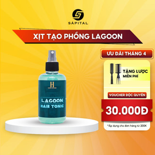 Xịt tạo phồng Lagoon Hair tonic 200ml - Tặng lược bán nguyệt - sản phẩm pre styling hỗ trợ tạo phồng