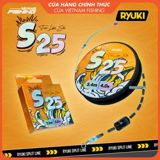 Bộ Dây Trục Làm Sẵn RYUKI S25 - Chất liệu Nylon Monofilament