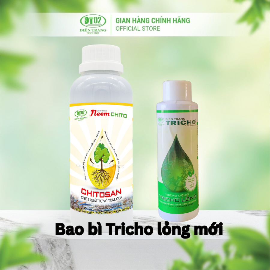 Combo Neem Chito 500ml + Trichoderma dạng lỏng 100ml