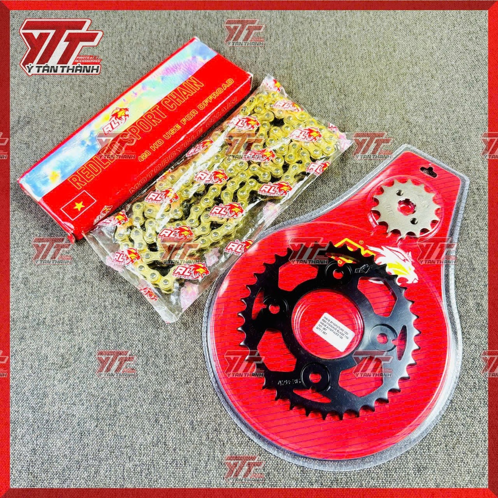 nhông sên đĩa redleo future LED,wave A 2024 MS2024