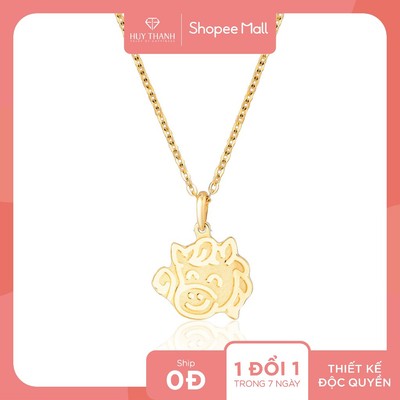 Mặt Dây Chuyền Vàng 14k MDZ069 Ngọc Cát Ngọ Huy Thanh Jewelry