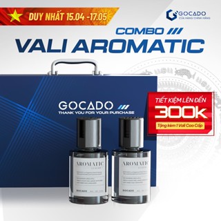Nước Hoa Ô Tô Cao Cấp GOCADO - AROMATIC Hương Hoa Cỏ Kết Hợp Gỗ Thơm Trầm Ấm Khử Mùi,Chống Say Xe,Dung Tích 160ML