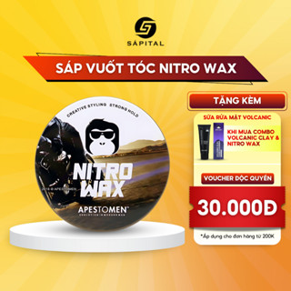 Sáp Vuốt Tóc Nam Apestomen Nitro Wax 80g - Chính hãng Singapore - Cấp ẩm nhẹ nhàng - Phù hợp với nền tóc mỏng khô