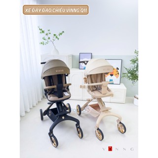  Xe Đẩy Gấp Gọn Cho Bé VINNG Q11 Hai Chiều 3 Tư Thế Ngồi Ngả Nằm Kèm Quạt Lưng Thoáng Khí 