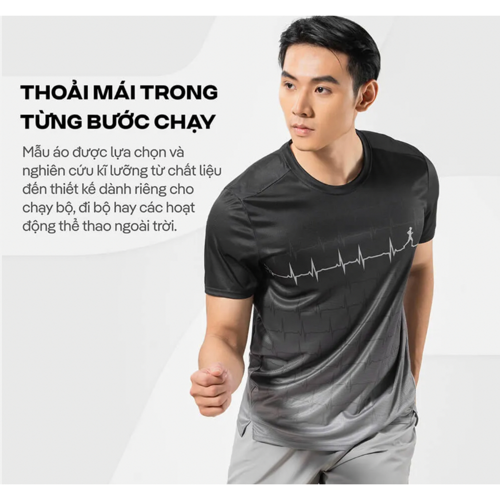 [TẶNG COMBO 2 TẤT]Set đồ chạy bộ Áo Thun Nam thể thao Graphic và Quần short Maxcool thoáng khí Coolmate | BigBuy360 - bigbuy360.vn