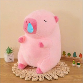 ( Giá Sỉ ) Gấu Bông Chuột Capybara siu đáng yêu 25cm,Chuột Lang Chảy Nước Mũi lông siu mượt cho bé.Nước Mũi Kéo ra được