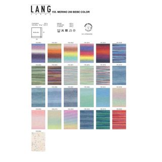Cuộn Len Sợi Lông Cừu Lang Merino 200 Bebe color
