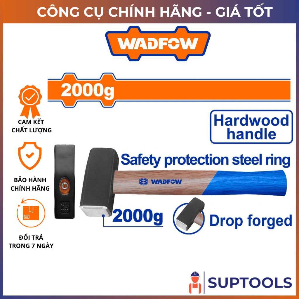 Búa tạ 2000g WADFOW WMB2320 (Đồ nghề)