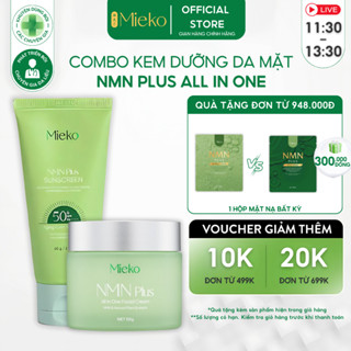 Combo Kem Dưỡng Da Mặt, Kem Chống Nắng Mieko Phục Hồi Dưỡng Trắng Da Chống Lão Hóa Giảm Nếp Nhăn
