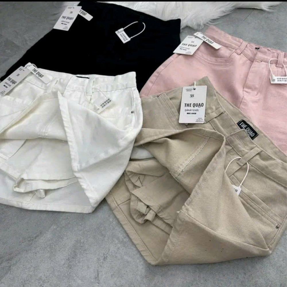 Chân Váy Jean Nữ Dáng Ngắn Chữ A Cạp Cao Thiết Kế Viền Túi Kiểu 4 Màu Tôn Dáng Dễ Phối Đồ | BigBuy360 - bigbuy360.vn