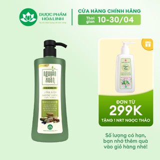 Dầu gội dược liệu Nguyên Xuân Dưỡng tóc Hương bưởi 450ml -Tặng thêm 50ml giá không đổi
