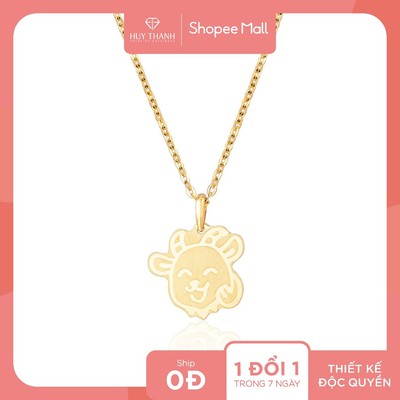 Mặt Dây Chuyền Vàng 14k MDZ070 Ngọc Cát Mùi Huy Thanh Jewelry
