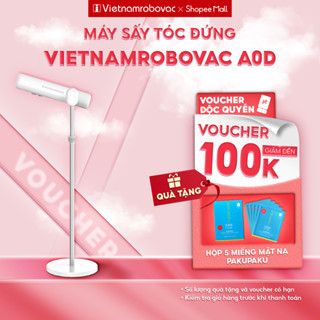 Máy Sấy Tóc Đứng Vietnamrobovac A0D - Sấy Tóc Tự Động- Dưỡng Tóc Mềm Mượt Bằng ion Âm - Điều Chỉnh Góc 180 Độ