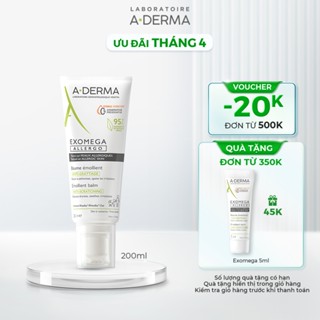 Kem dưỡng cho viêm da cơ địa, da dị ứng A-Derma EXOMEGA Allergo Emollient Balm giúp giảm ngứa, khô, kích ứng da