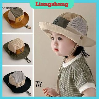  Mũ ngư dân trẻ em DESPITEGO  - Mũ nón vành bucket cho bé Chống tia UV tia cực tím cho bé trai gái 2-8 tuổi . 