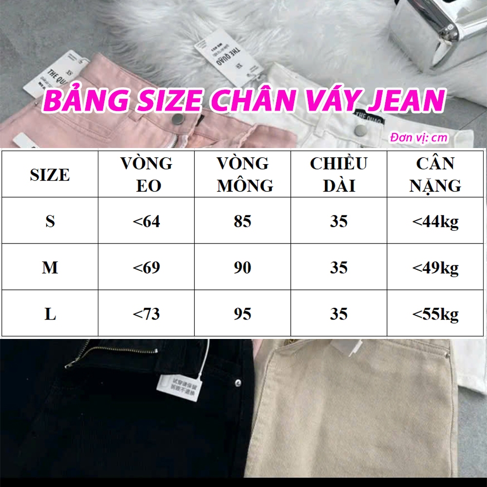 Chân Váy Jean Nữ Dáng Ngắn Chữ A Cạp Cao Thiết Kế Viền Túi Kiểu 4 Màu Tôn Dáng Dễ Phối Đồ | BigBuy360 - bigbuy360.vn