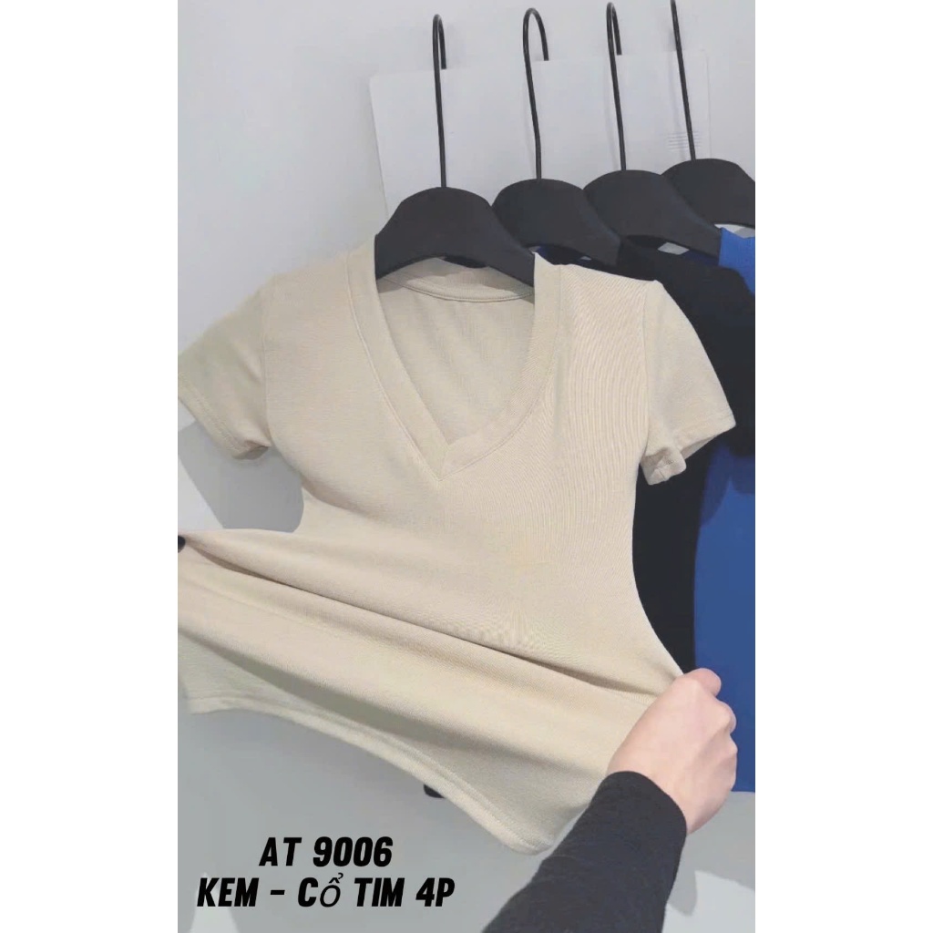 Áo Thun Nữ Bigsize 55–90kg Cổ Tim/Cổ Tròn Tay Ngắn Chất Borip Lụa Co Giãn Mềm Mại AT9006 – 2KJeans | BigBuy360 - bigbuy360.vn