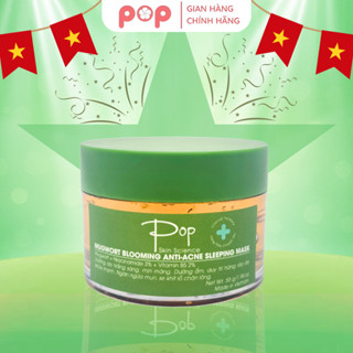 Mặt Nạ Ngủ Dưỡng Ẩm POP - Tinh Chất Ngải Cứu - Làm Dịu, Giúp Da Sáng Mịn - 55g