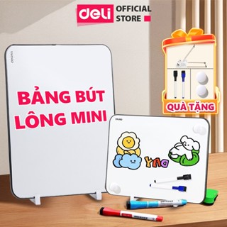 Bảng Từ Trắng DELI Cỡ Nhỏ Dùng Cho Ghi Chú, Bảng Mica Từ Tính, Bảng Fooc Trắng, Bảng Viết Bút Lông