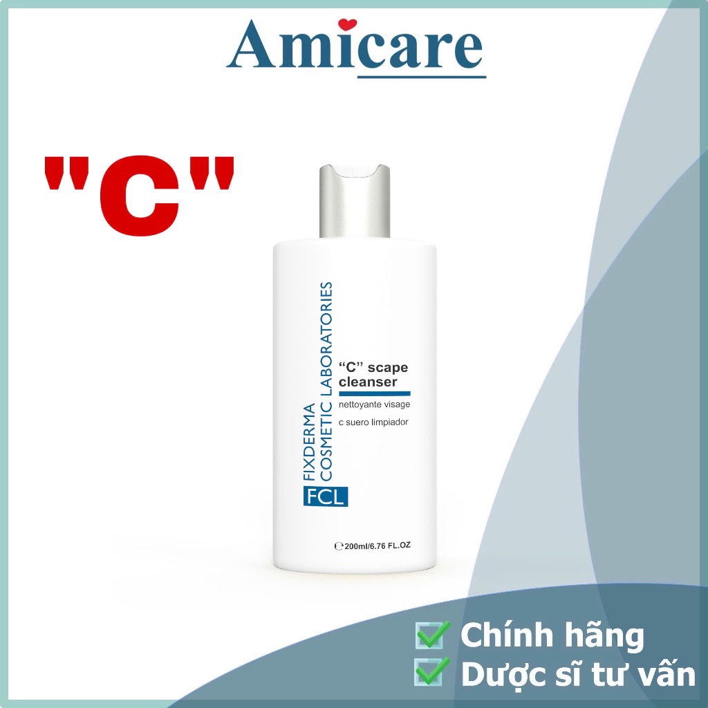 [CHÍNH HÃNG] FCL Sữa Rửa Mặt Làm Sáng Da, Chống Lão Hoá Và Giúp Da Đều Màu " C " Scape Cleanser 200m