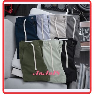 Quần Short Kaki Nam Lưng thun Form Ôm Ngắn