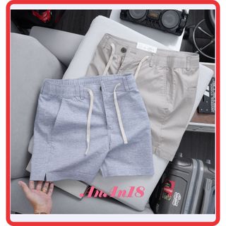 Quần Short Kaki Nam Lưng thun Form Ôm Ngắn