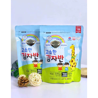 Rong biển trộn cơm, rong biển ăn liền Hàn Quốc KFOOD gói 40g
