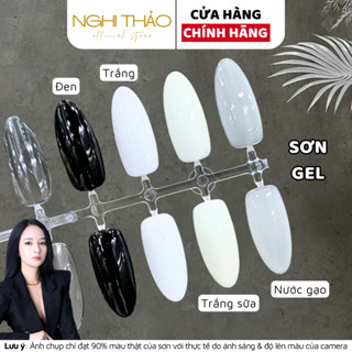 Sơn gel đen trắng nước gạo RAMYLA Nghi Thảo