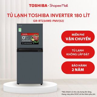 [Freeship] Tủ lạnh Toshiba Inverter 180 lít GR-RT234WE-PMV(52) - Hàng chính hãng, bảo hành 2 năm