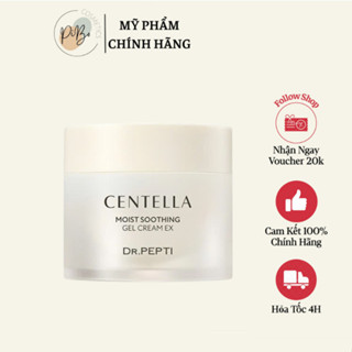 Kem Dưỡng Ẩm Làm Dịu Da Dr Pepti Centella Moist Soothing Gel Cream EX Hàn Quốc - 70ml