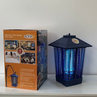 Đèn Diệt Côn Trùng/ Đèn bắt muỗi ngoài trời KTP-22W (Xanh hoặc đen )
