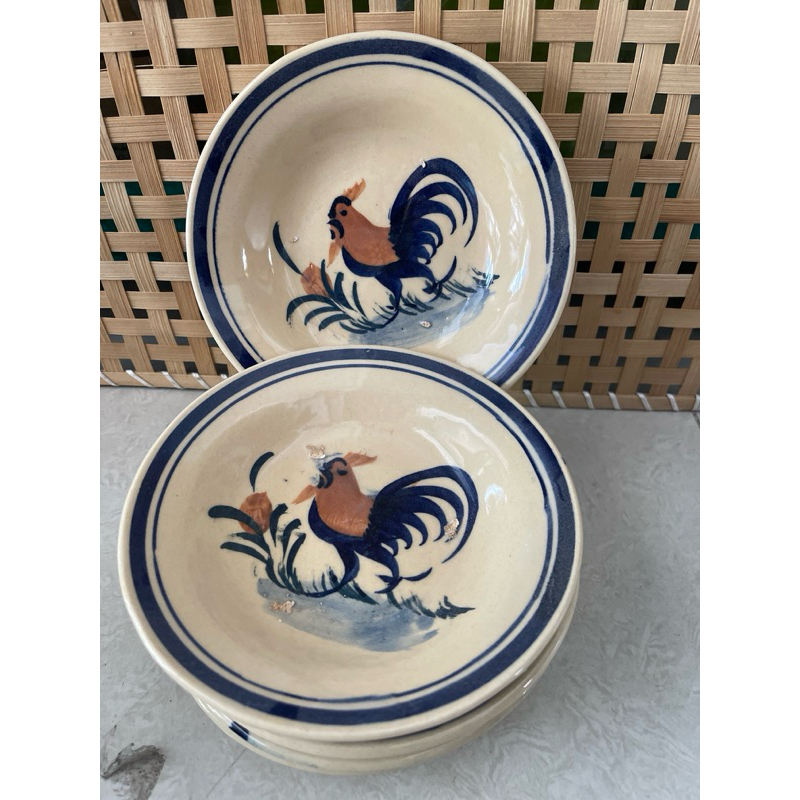 sét 5 dĩa con gà 15 cm