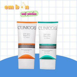 Kem Chống Nắng Mỏng Nhẹ Bảo Vệ Da Khỏi Tia UV Clinicos Truth Sunscreen SPF50+ PA++++ - 50ml