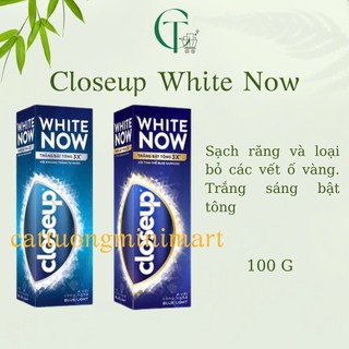  Kem đánh răng Closeup White Now trắng bật tông 3X - Tuýp 100G 