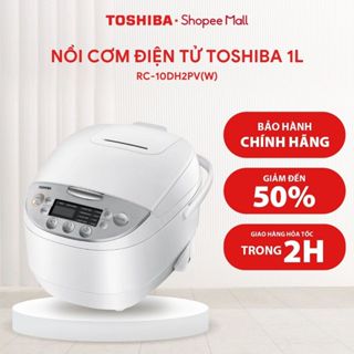 Nồi cơm điện tử Toshiba 1L/1.8L RC-10DH2PV(W)/RC-18DH2PV(W) - Hàng chính hãng |HỎA TỐC HCM|