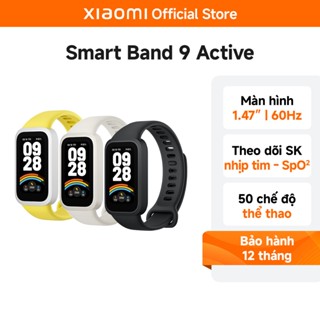 Vòng Đeo Tay Sức Khỏe Thông Minh Xiaomi Smart Band 8 / Band 9 ACTIVE Bản Quốc tế - Hàng Chính Hãng
