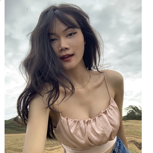 Áo lụa hai dây