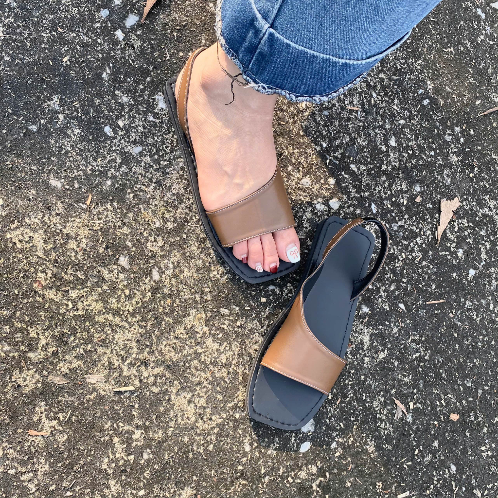 Sandal Hè Nữ M111 Quai Chun Cách Điệu Thời Trang