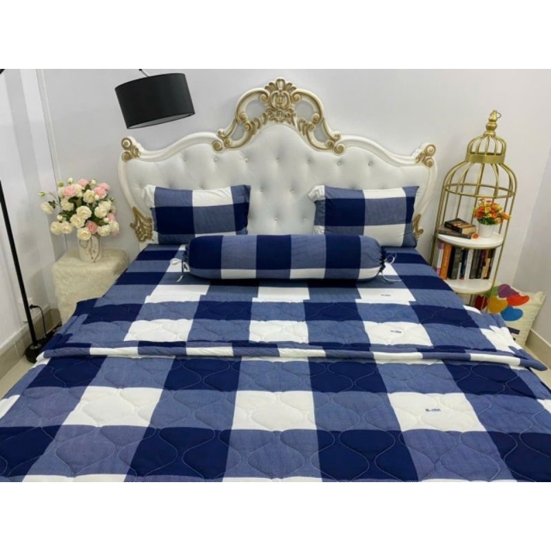 BỘ GA TRẢI GIƯỜNG 4 MÓN KHÔNG MỀN THUN LẠNH HÀN QUỐC.NHẬN LÀM KÍCH THƯỚC THEO YÊU CẦU