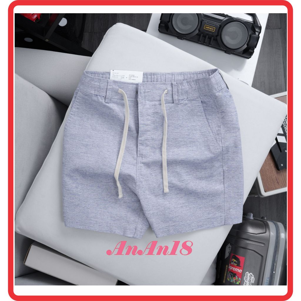 Quần Short Kaki Nam Lưng thun Form Ôm Ngắn