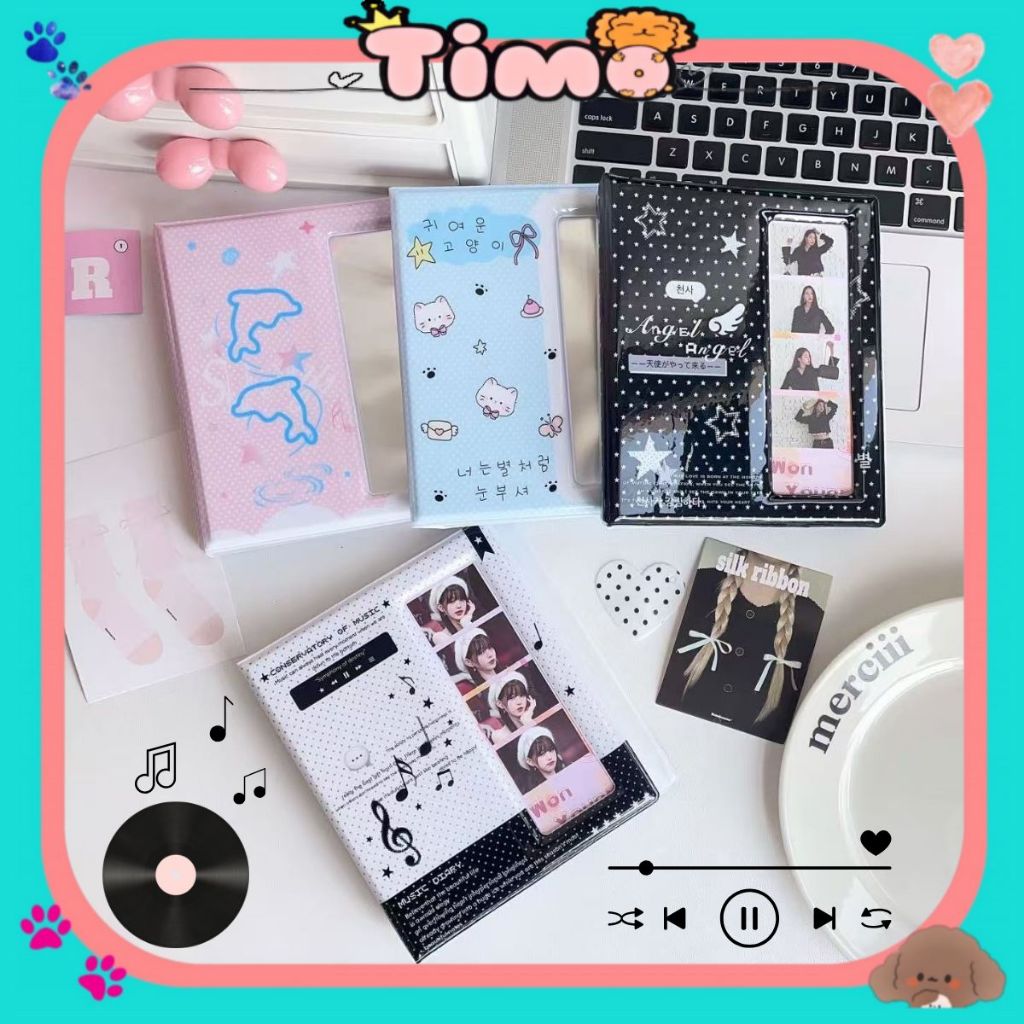  Album Photobooth Sổ Đựng Ảnh Photostrip Card Dài Collect Book Độc Đáo Timo VPBL31 