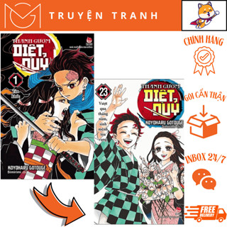  Truyện tranh -  Thanh gươm diệt quỷ - trọn Bộ 23 tập  Kimetsu no Yaiba  NXB Kim Đồng 