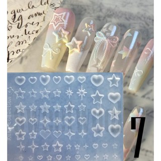 STARRY NIGHT Phi hành gia ngôii sao hoàng đạo Khuôn đắp bột  lưu huỳnh bột nhúng móng gel nailch