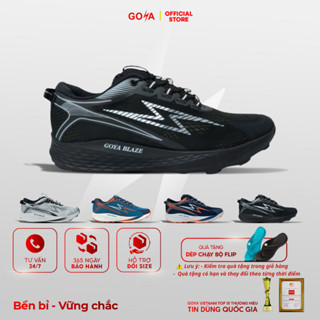 Giày thể thao chạy trekking, leo núi nam nữ GOYA TRAIL BLAZE full màu năm 2025 - Siêu bám, khóa dây thông minh