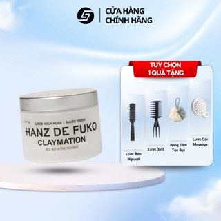 Sáp vuốt tóc Hanz de Fuko Claymation 56g | Siêu phẩm cho tóc dày, cứng - Chính hãng nhập khẩu Mỹ