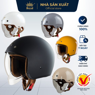 Mũ Bảo Hiểm Royal Chính Hãng 3/4 M139 Có Kính Âm Dài Tiện Lợi, Nón Bảo Hiểm Royal M239 Nam Nữ Phù Hợp  - NHÀ SẢN XUẤT