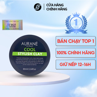 [AURANE CHÍNH HÃNG] Sáp vuốt tóc Aurane Cool Stylish Clay 80ml | Sáp cho chất tóc dày, giữ nếp 12h - Kiểm soát dầu thừa