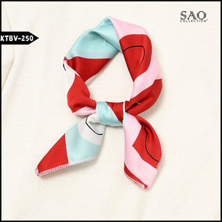 Khăn Turban Đa Năng 50x50 – Khăn Vuông Cài Tóc, Mix Túi, Quàng Cổ – Style Nữ Tính & Sành Điệu (KTBV-L2)